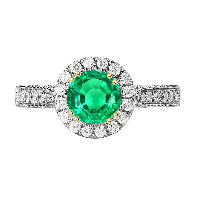 Green Emerald Halo Engagement Ring Gemstone Diamond Jewelry HarryChadEntcom Rings Green Emerald Halo Engagement Ring Gemstone Diamond Jewelry HarryChadEntcom Rings