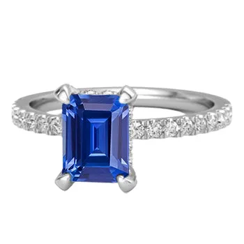 HarryChadEntcom Gold Engagement Ring Emerald Blue Sapphire Pave Natural Earth Mined Diamonds 250 Carats Rings HarryChadEntcom Gold Engagement Ring Emerald Blue Sapphire Pave Natural Earth Mined Diamonds 250 Carats Rings