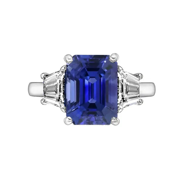 HarryChadEntcom Rings Gold 3 Stone Emerald Ring Blue Sapphire Trapezoid Natural Earth Mined Diamonds 4 Carats HarryChadEntcom Rings Gold 3 Stone Emerald Ring Blue Sapphire Trapezoid Natural Earth Mined Diamonds 4 Carats