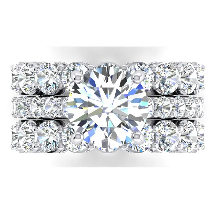 HarryChadEntcom Rings Ring and Eternity Band Insert Set Earth Mined Diamond HarryChadEntcom Rings Ring and Eternity Band Insert Set Earth Mined Diamond