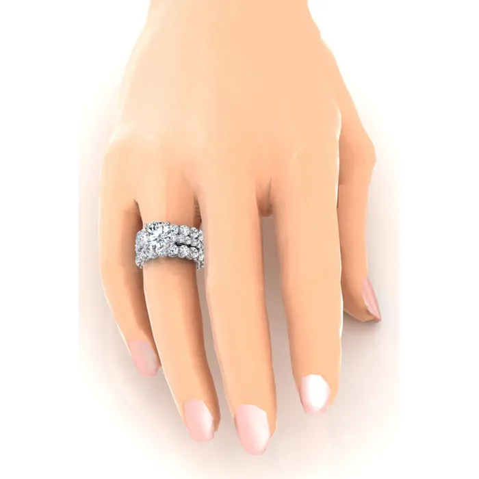 HarryChadEntcom Rings Ring and Eternity Band Insert Set Earth Mined Diamond HarryChadEntcom Rings Ring and Eternity Band Insert Set Earth Mined Diamond