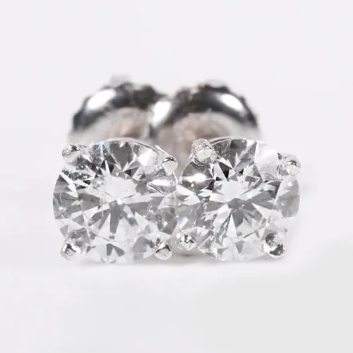 HarryChadEntcom Round Natural Earth Mined Diamond Stud Earrings Earrings HarryChadEntcom Round Natural Earth Mined Diamond Stud Earrings Earrings