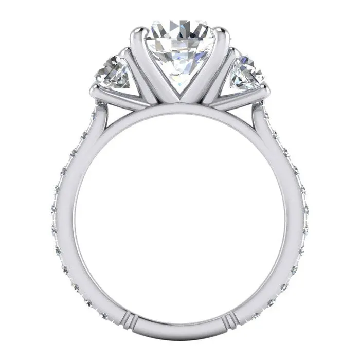 HarryChadEntcom Womens Engagement Ring Round Mined Diamond Rings HarryChadEntcom Womens Engagement Ring Round Mined Diamond Rings