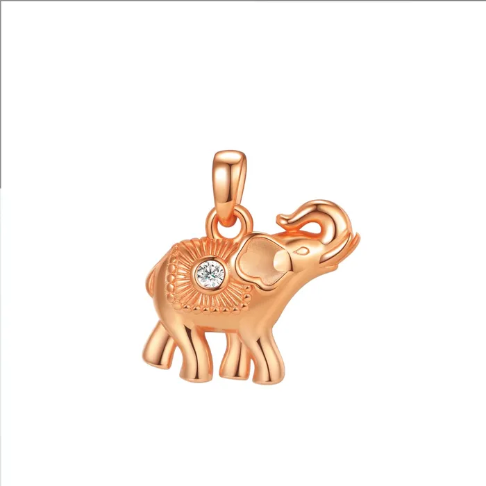 Hey Happiness Necklaces Elephant Pendant Necklace for Success Sterling Silver Hey Happiness Necklaces Elephant Pendant Necklace for Success Sterling Silver