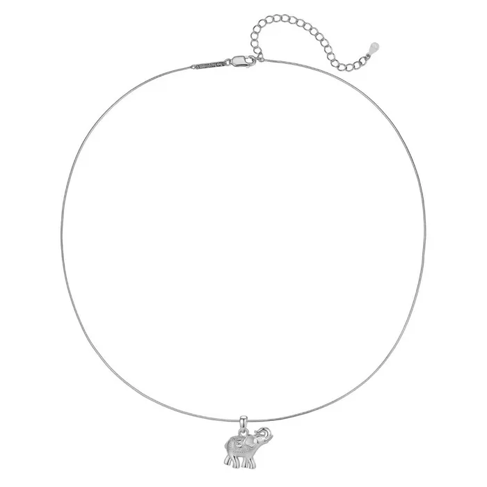 Hey Happiness Necklaces Elephant Pendant Necklace for Success Sterling Silver Hey Happiness Necklaces Elephant Pendant Necklace for Success Sterling Silver