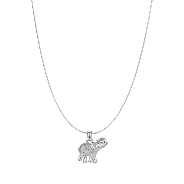 Hey Happiness Necklaces Elephant Pendant Necklace for Success Sterling Silver Hey Happiness Necklaces Elephant Pendant Necklace for Success Sterling Silver