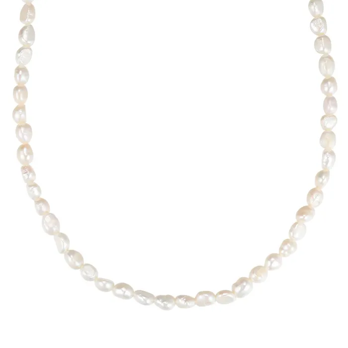 Hey Happiness Necklaces Grace Pearl Necklace Sterling Silver