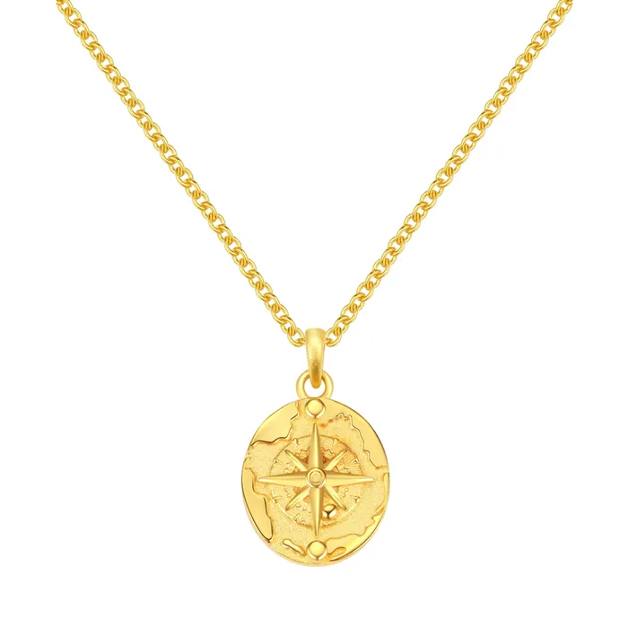 Hey Happiness Necklaces The Explorer Pendant Necklace Sterling Silver