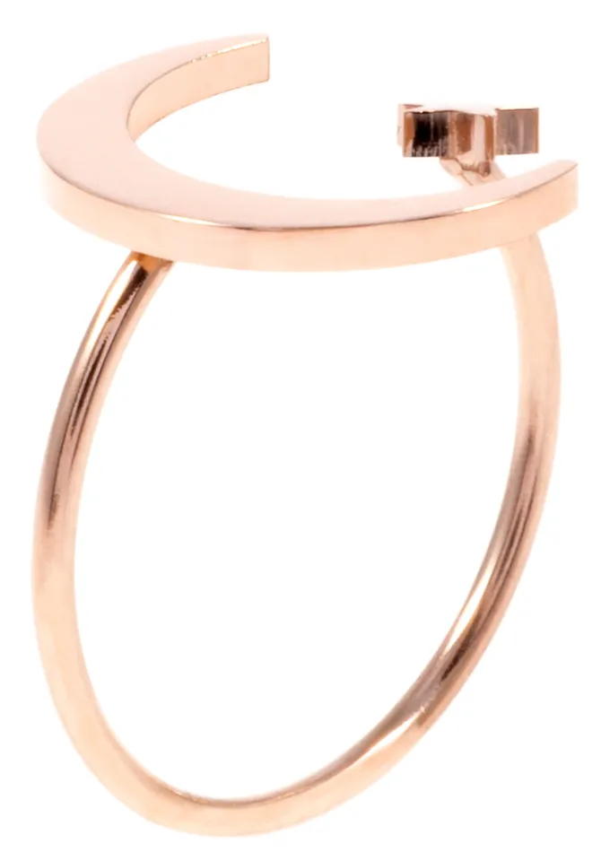Hey Happiness Star Moon Ring Rose Gold Rings Hey Happiness Star Moon Ring Rose Gold Rings