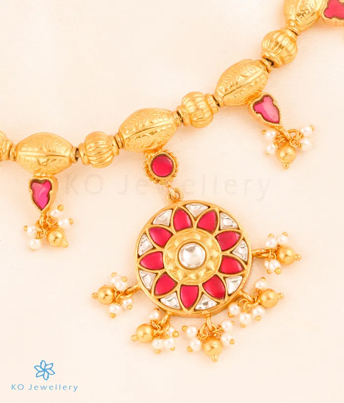 Kundan The Ankush Silver Jadau Necklace Necklaces