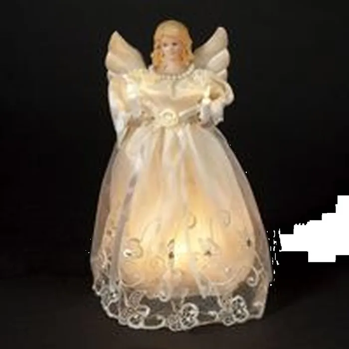 Kurt Adler Necklaces Kurt Adler 10L GoldIvory Angel Tree Topper