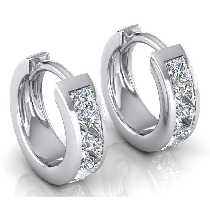 Mined Diamond Huggies Huggy Earrings Princess Cuts HarryChadEntcom Earrings Mined Diamond Huggies Huggy Earrings Princess Cuts HarryChadEntcom Earrings