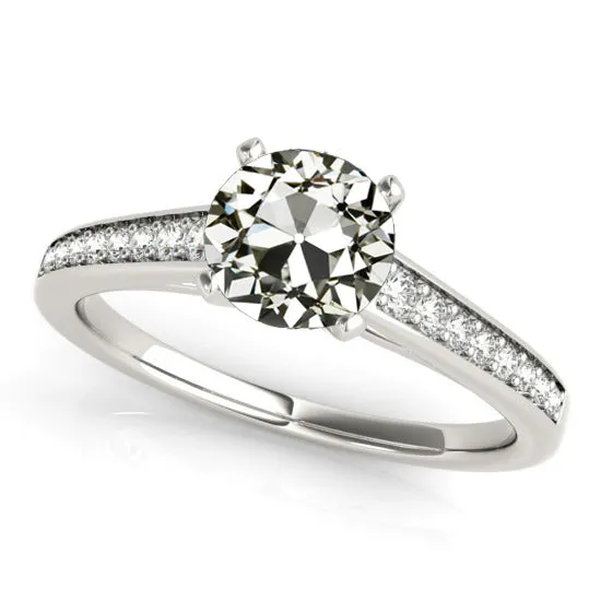 Natural Earth Mined Diamond Old Cut Engagement Ring 4 Prong Set 4 Carats Gold HarryChadEntcom Rings Natural Earth Mined Diamond Old Cut Engagement Ring 4 Prong Set 4 Carats Gold HarryChadEntcom Rings