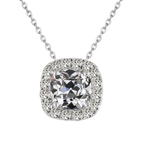 Necklaces HarryChadEntcom Square Mined Diamond Pendant Halo Cushion Cut Old Mine 350 Ct Necklaces HarryChadEntcom Square Mined Diamond Pendant Halo Cushion Cut Old Mine 350 Ct