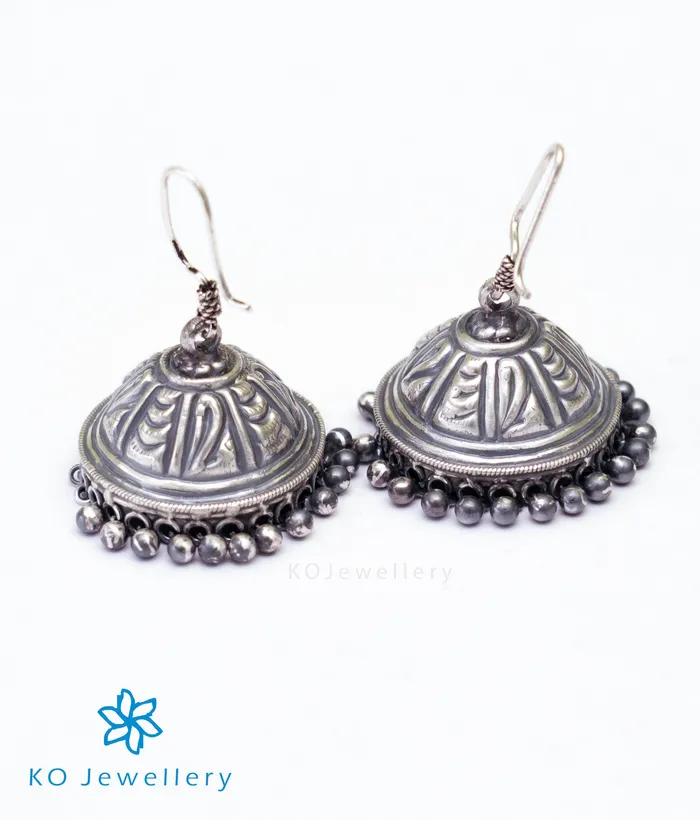Necklaces Silversmith The Nellikai Sara Silver Layered NecklaceOxidised