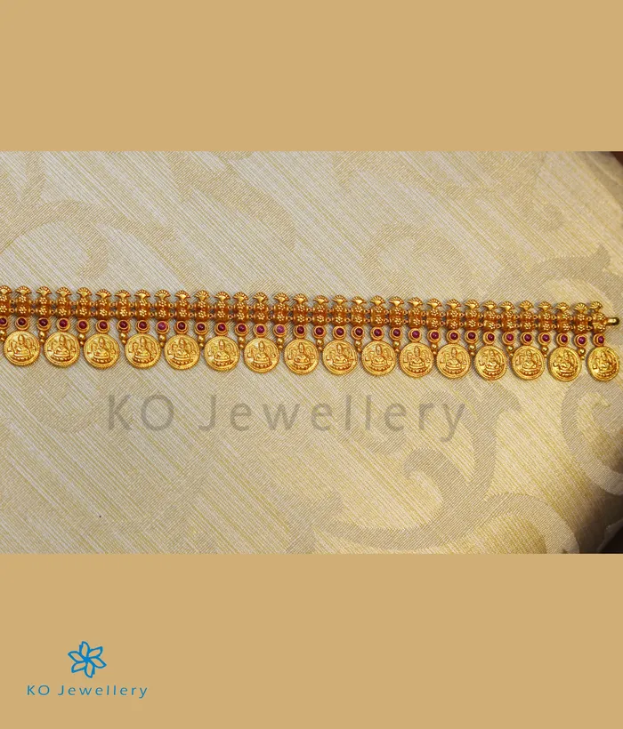 Necklaces Silversmith The Paramaa Antique Silver Lakshmi Coin NecklaceWaistbelt