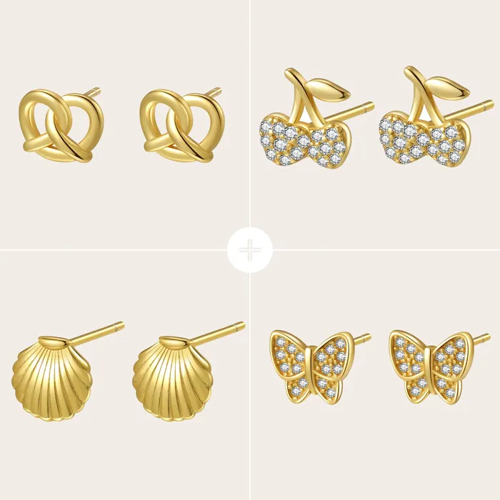 Playful Earring Set Hey Happiness Earrings