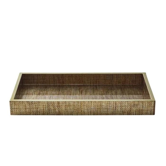 PreStyled Sets Kim Seybert Kim Seybert Angkor Brown Gold Tray