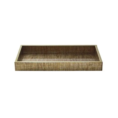 PreStyled Sets Kim Seybert Kim Seybert Angkor Brown Gold Tray PreStyled Sets Kim Seybert Kim Seybert Angkor Brown Gold Tray