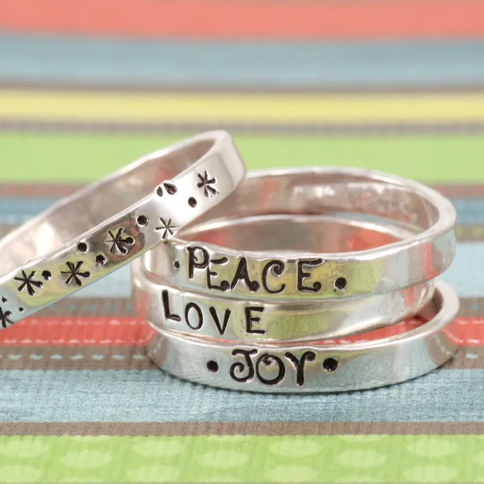 PSV Rings Sterling Silver Ring Stamping Blank 3mm Wide SIZE 10