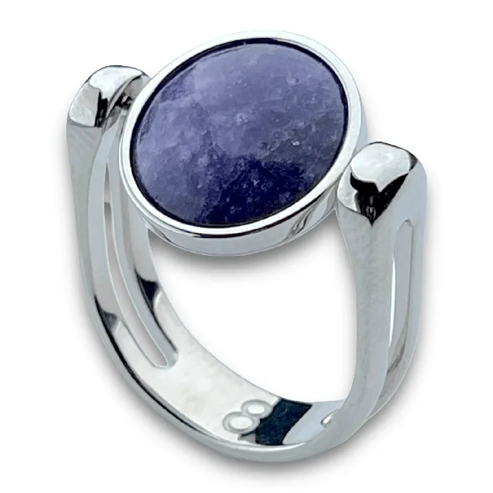 Purple Jasper Crystal Fidget Ring MyCONQUERing Rings