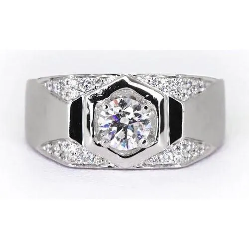 Rings GB Thick Shank Mens Anniversary Band Round Natural Earth Mined Diamond 175 Carats Rings GB Thick Shank Mens Anniversary Band Round Natural Earth Mined Diamond 175 Carats