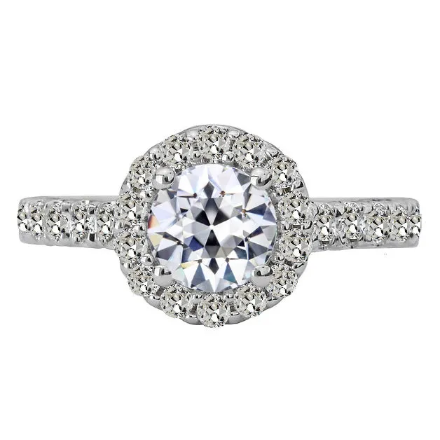 Rings Halo Round Old Miner Natural Earth Mined Diamond Anniversary Ring With Accents 6 Carats HarryChadEntcom Rings Halo Round Old Miner Natural Earth Mined Diamond Anniversary Ring With Accents 6 Carats HarryChadEntcom