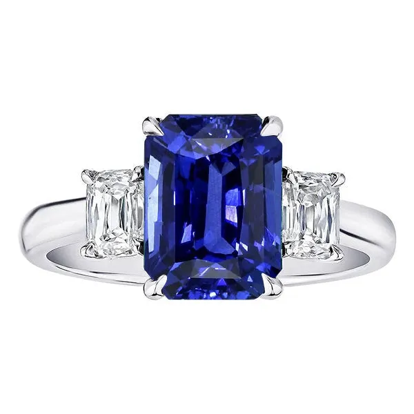Rings HarryChadEntcom Gold Emerald 3 Stone Blue Sapphire Natural Earth Mined Diamond Ring 3 Carats Rings HarryChadEntcom Gold Emerald 3 Stone Blue Sapphire Natural Earth Mined Diamond Ring 3 Carats