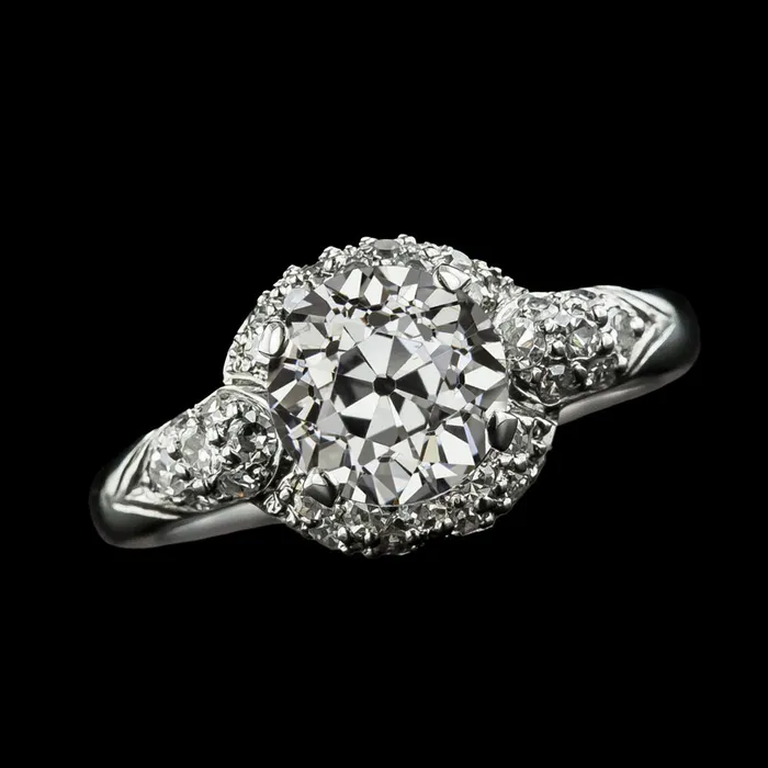 Rings HarryChadEntcom Halo Old Cut Round Natural Earth Mined Diamond Ring 3 Carats Ladies Gold Jewelry Rings HarryChadEntcom Halo Old Cut Round Natural Earth Mined Diamond Ring 3 Carats Ladies Gold Jewelry