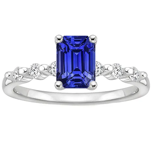 Rings HarryChadEntcom Natural Earth Mined Diamond Engagement Ring Sri Lankan Sapphire 350 Carats White Gold 14K Rings HarryChadEntcom Natural Earth Mined Diamond Engagement Ring Sri Lankan Sapphire 350 Carats White Gold 14K