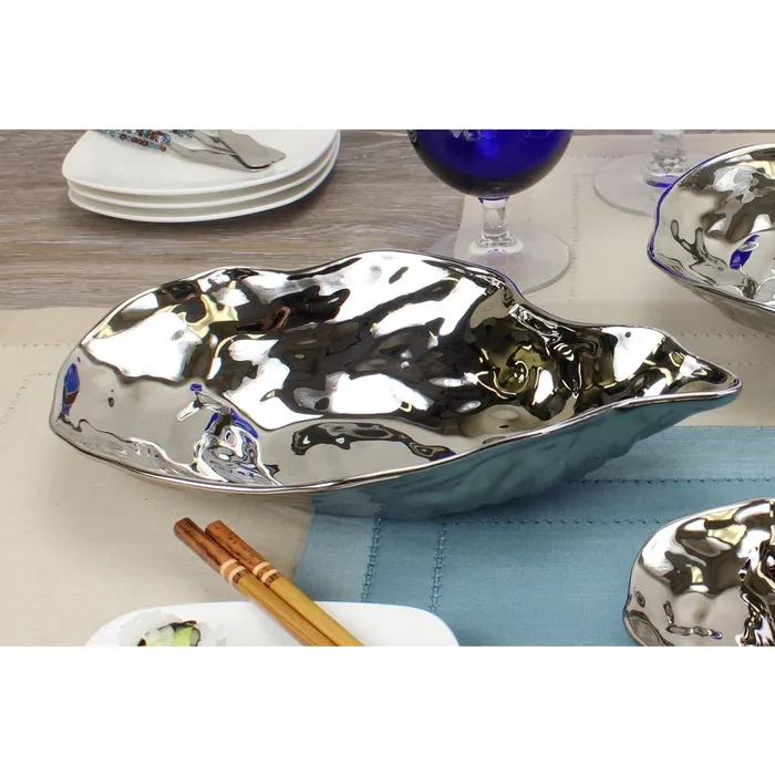 Rings Pampa Bay Pampa Bay Lets Entertain Porcelain Oyster Bowl Silver Rings Pampa Bay Pampa Bay Lets Entertain Porcelain Oyster Bowl Silver