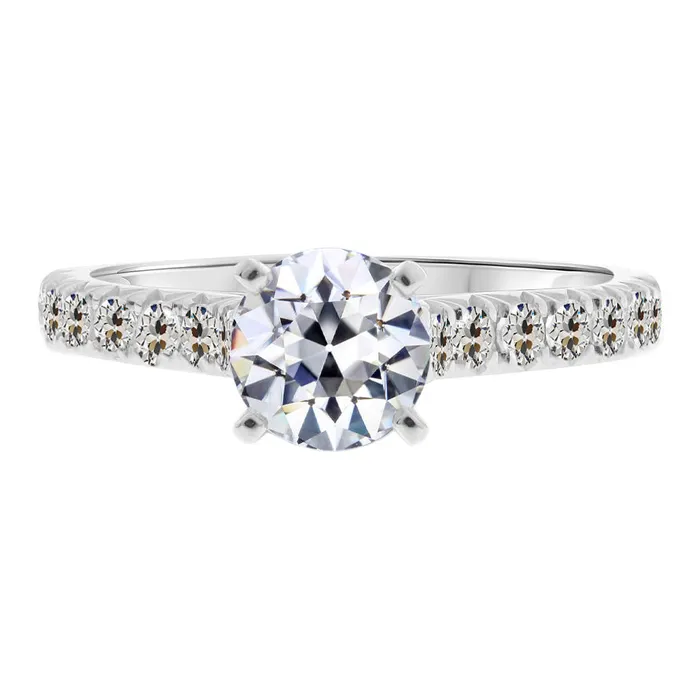 Rings Round Old Cut 3 Carats Engagement Mined Diamond Solitaire Ring With Accents HarryChadEntcom Rings Round Old Cut 3 Carats Engagement Mined Diamond Solitaire Ring With Accents HarryChadEntcom
