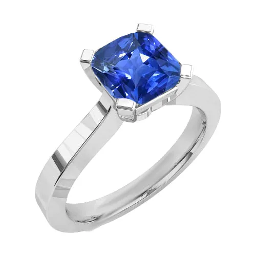 Rings Solitaire Gold Ring Radiant Natural Blue Sapphire 150 Carats 4 Prong HarryChadEntcom Rings Solitaire Gold Ring Radiant Natural Blue Sapphire 150 Carats 4 Prong HarryChadEntcom
