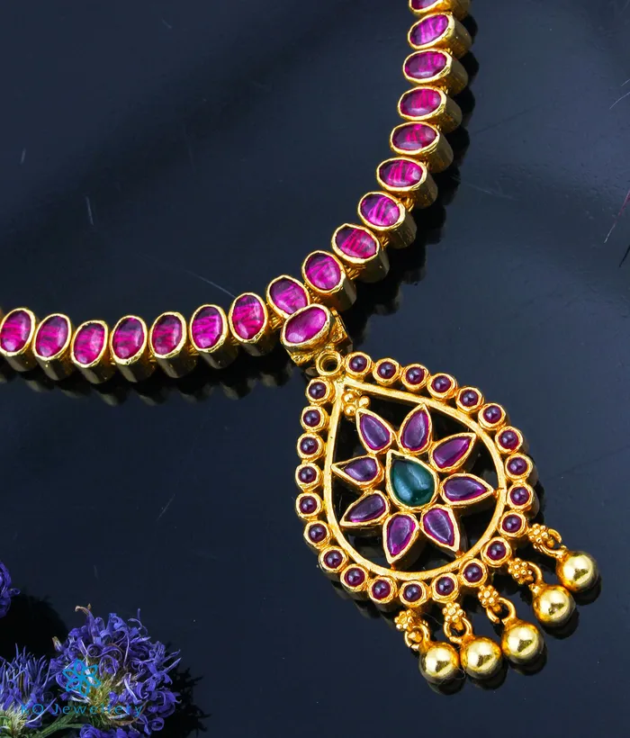 Silversmith Necklaces The Asvarya Silver Reversible Addige Necklace