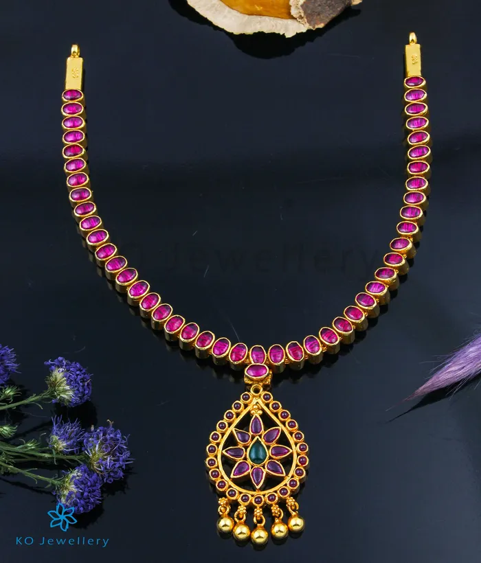 Silversmith Necklaces The Asvarya Silver Reversible Addige Necklace