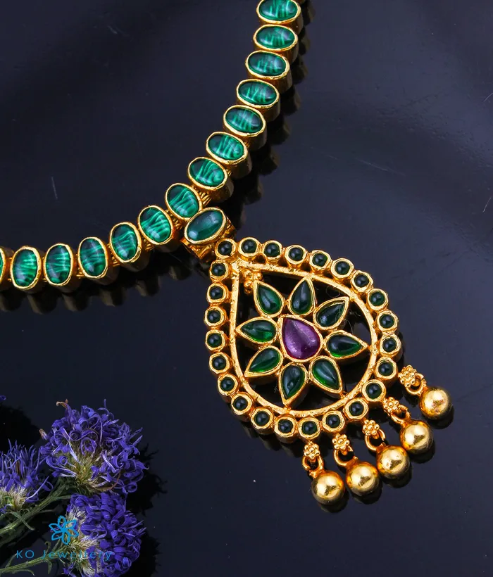 Silversmith Necklaces The Asvarya Silver Reversible Addige Necklace