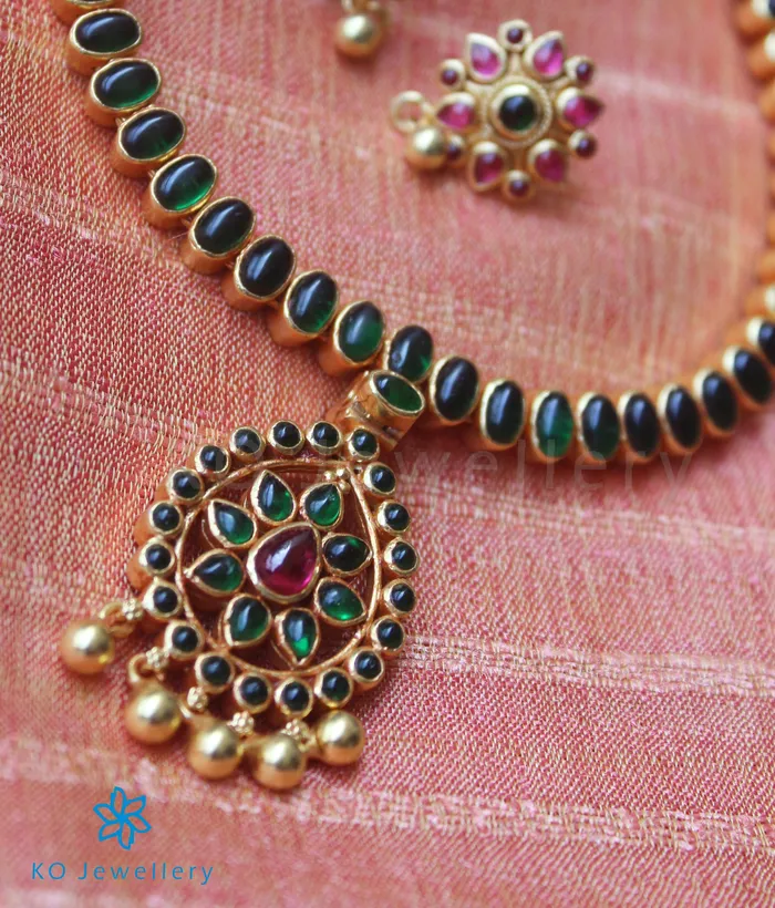 Silversmith Necklaces The Asvarya Silver Reversible Addige Necklace