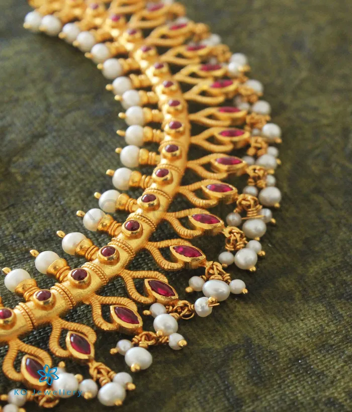 Silversmith Necklaces The Dharitri Silver Pearl Necklace