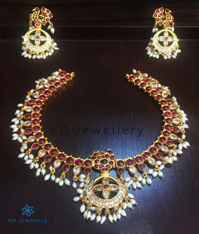 Silversmith Necklaces The Mayukhi Addige Silver Pearl Necklace