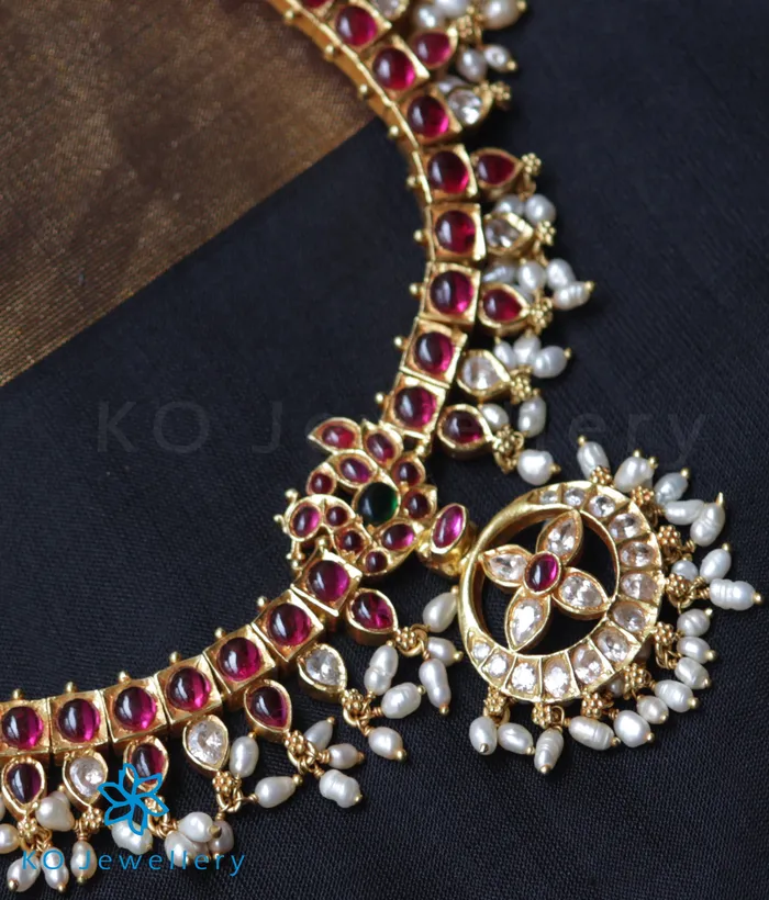 Silversmith Necklaces The Mayukhi Addige Silver Pearl Necklace