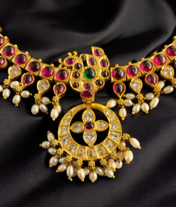 Silversmith Necklaces The Mayukhi Addige Silver Pearl Necklace