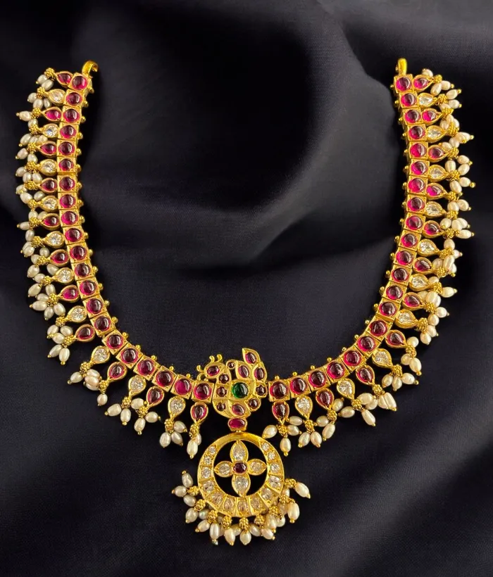 Silversmith Necklaces The Mayukhi Addige Silver Pearl Necklace