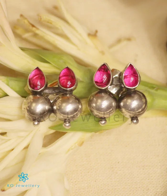 Silversmith Necklaces The Pahal Silver Choker Necklace RedOxidised