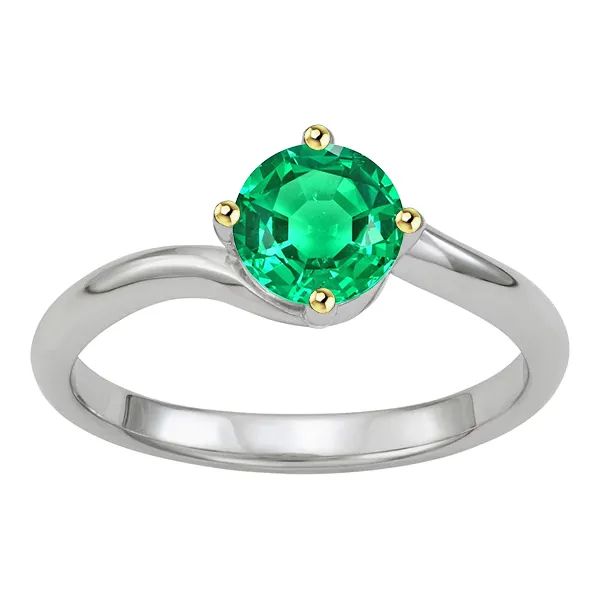 Single Green Emerald Ring HarryChadEntcom Rings
