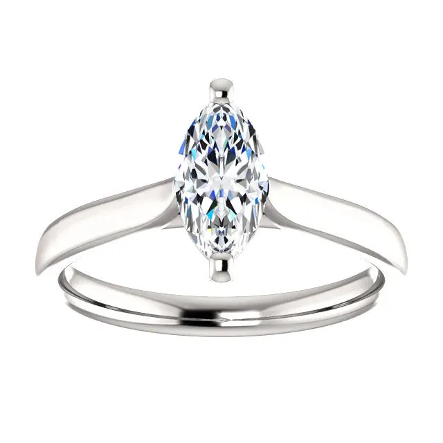 Solitaire Ring Cathedral Setting 2 Carats Marquise Jewelry New Natural Earth Mined Diamond GB Rings Solitaire Ring Cathedral Setting 2 Carats Marquise Jewelry New Natural Earth Mined Diamond GB Rings