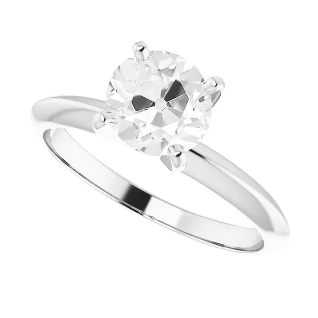 Solitaire Round Earth Mined Diamond Old Cut Prong Set Classic Ring 250 Carats HarryChadEntcom Rings Solitaire Round Earth Mined Diamond Old Cut Prong Set Classic Ring 250 Carats HarryChadEntcom Rings