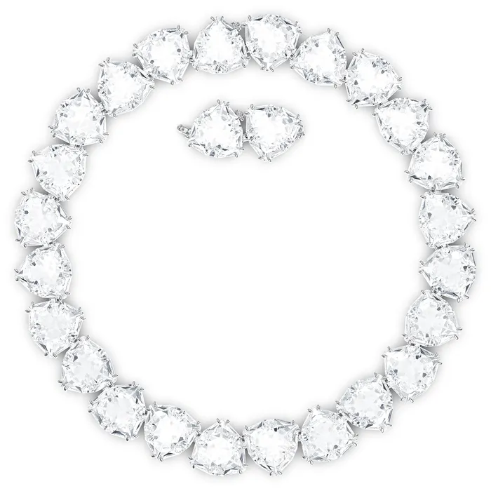 Swarovski Necklaces Swarovski Millenia Necklace Triangle White Rhodium Plated Swarovski Necklaces Swarovski Millenia Necklace Triangle White Rhodium Plated