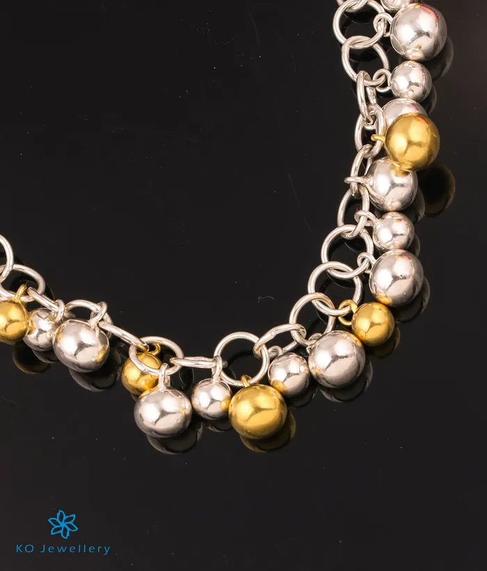 The Petite Silver Necklace 2 tone JP Nagar Necklaces
