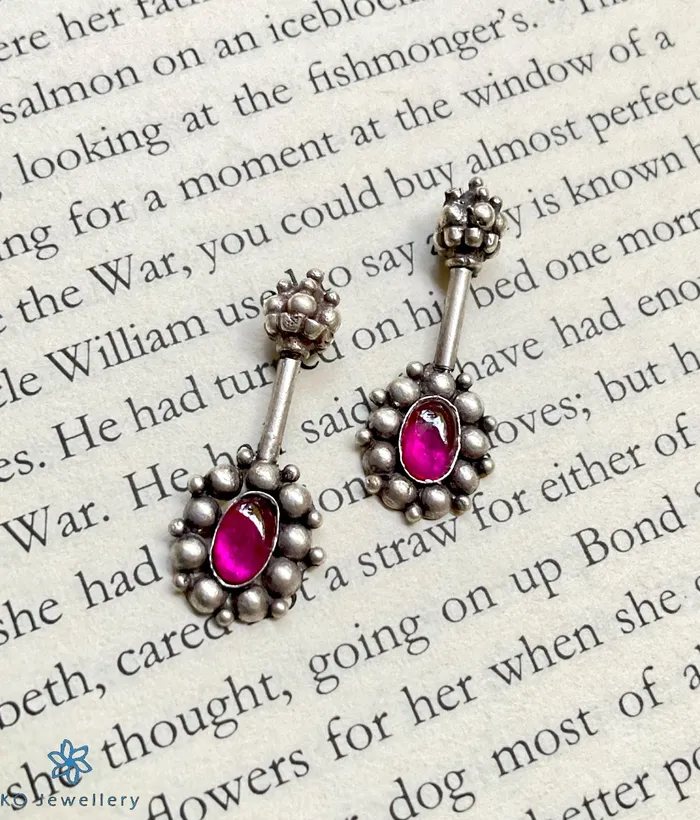 The Ramyaka Aroha Silver Bugudi Earrings Piercing Karwar Earrings
