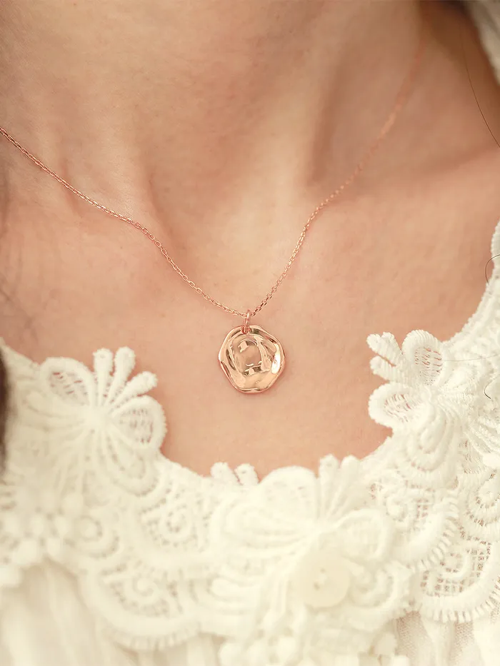 14K 18K Gold Coin Necklace MinimalBijoux Necklaces